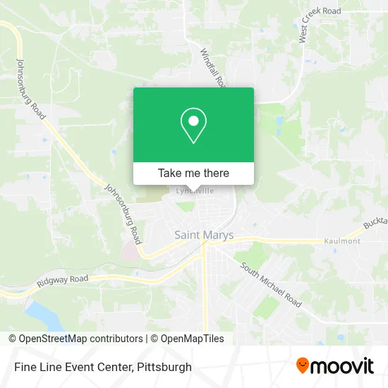 Fine Line Event Center map