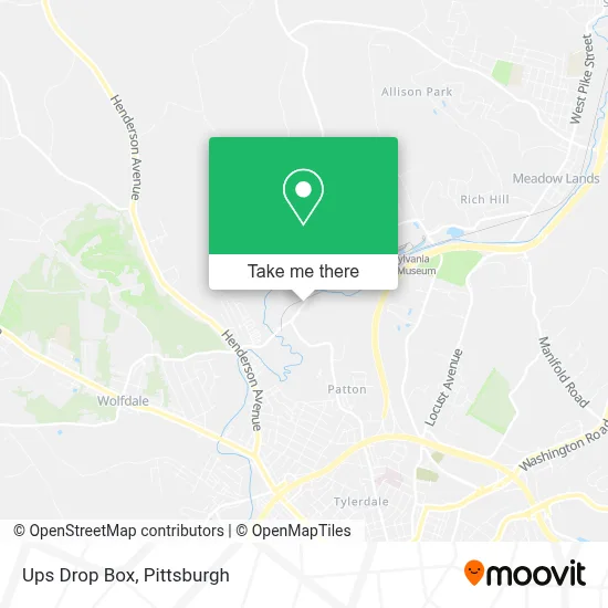 Ups Drop Box map
