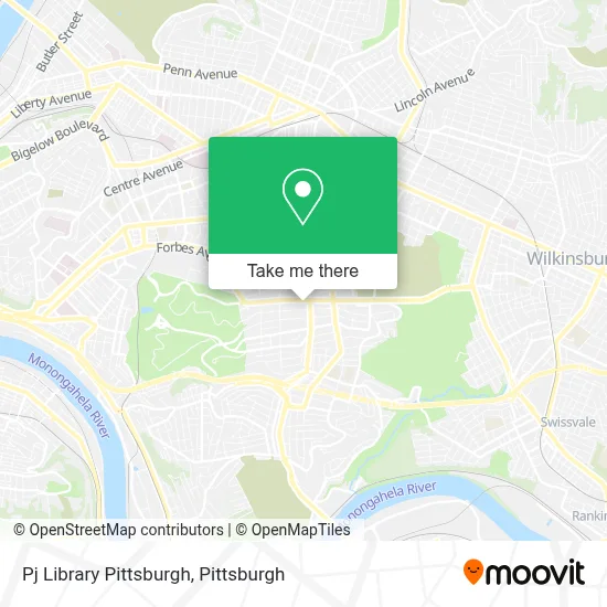 Pj Library Pittsburgh map