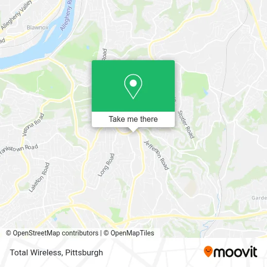Total Wireless map