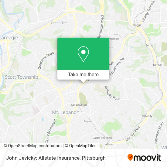 John Jevicky: Allstate Insurance map