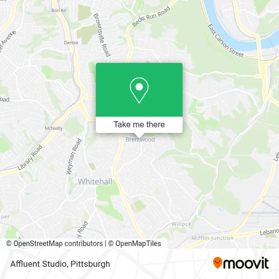 Affluent Studio map