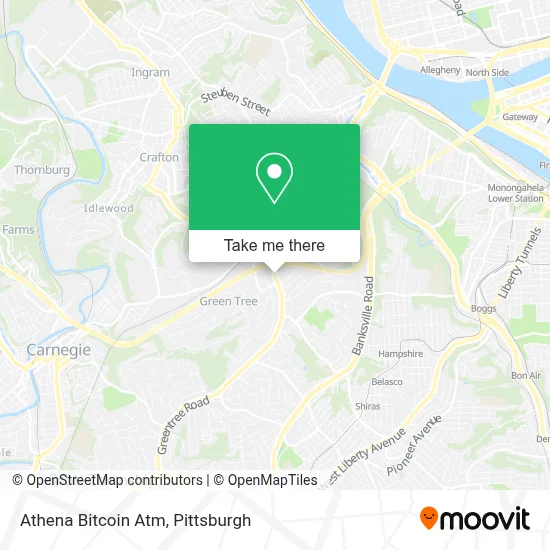 Athena Bitcoin Atm map