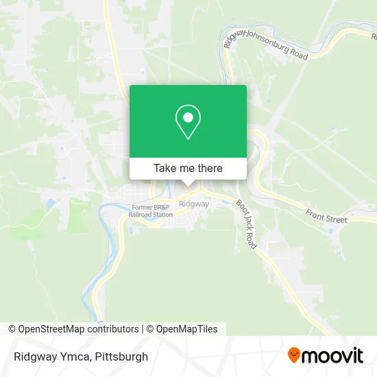 Ridgway Ymca map