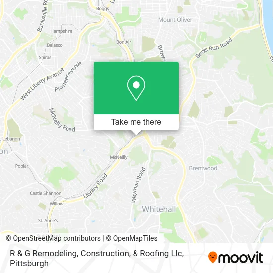 R & G Remodeling, Construction, & Roofing Llc map