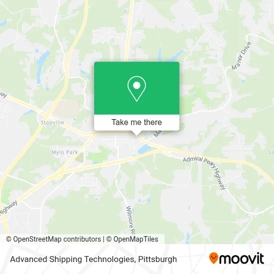 Advanced Shipping Technologies map