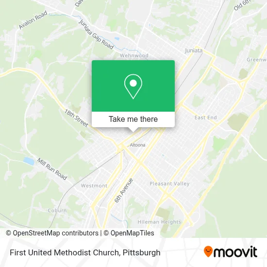 First United Methodist Church map