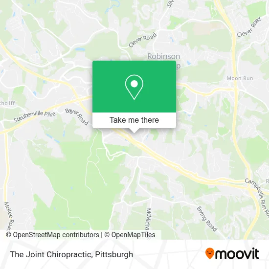 The Joint Chiropractic map