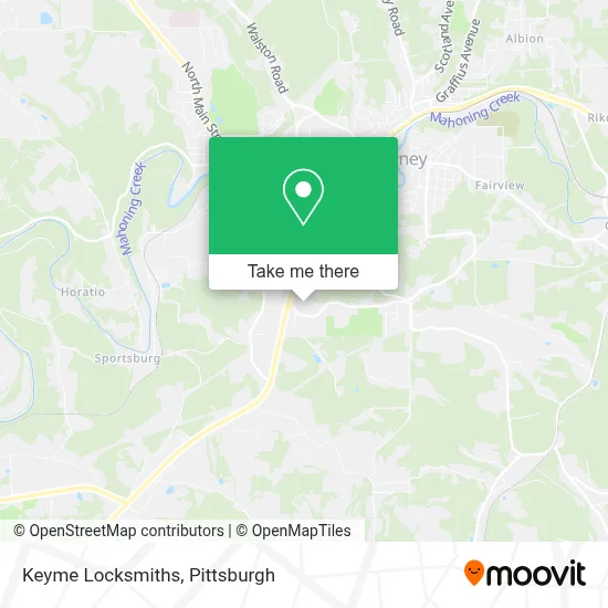 Keyme Locksmiths map