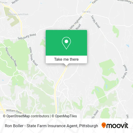Ron Boller - State Farm Insurance Agent map