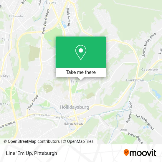 Line 'Em Up map