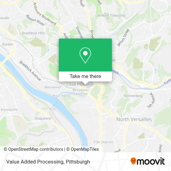 Value Added Processing map
