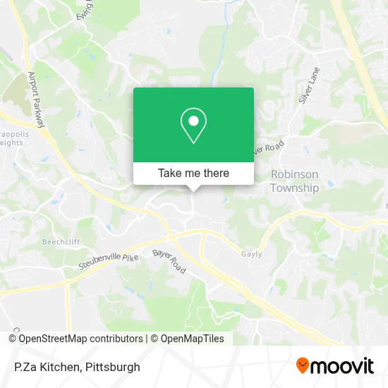 P.Za Kitchen map