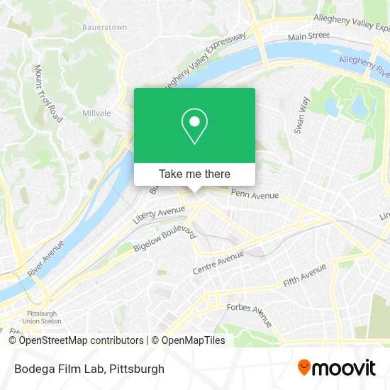 Bodega Film Lab map