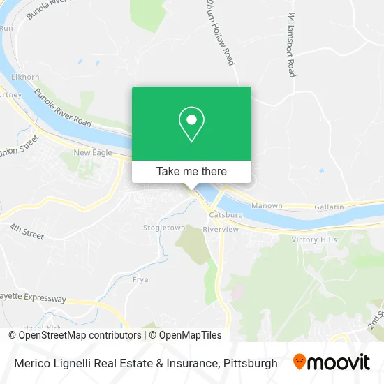 Merico Lignelli Real Estate & Insurance map