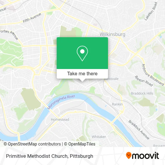 Primitive Methodist Church map