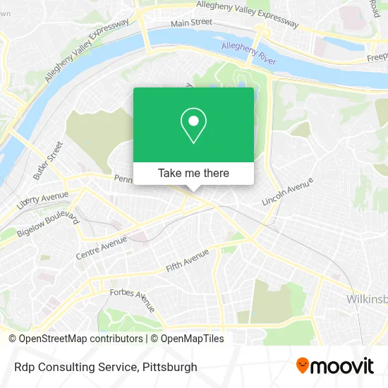 Rdp Consulting Service map