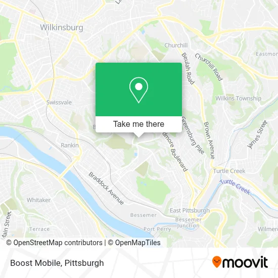 Boost Mobile map