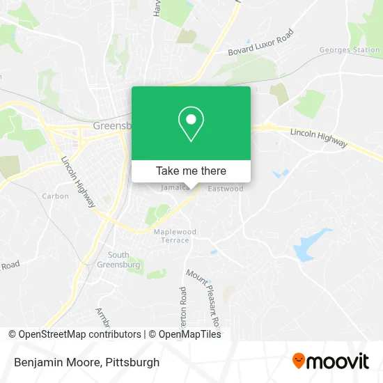Benjamin Moore map