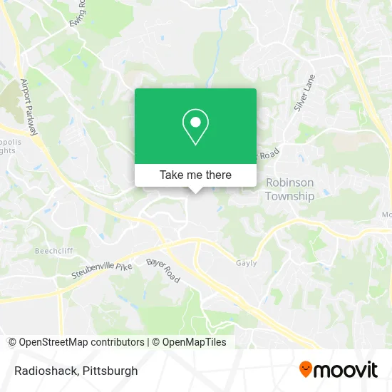 Radioshack map