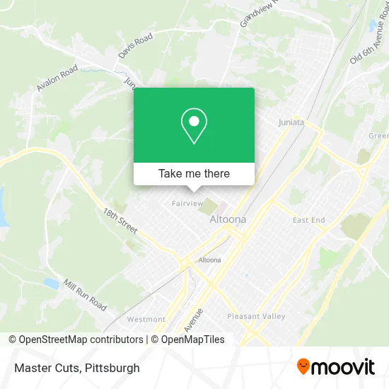 Master Cuts map