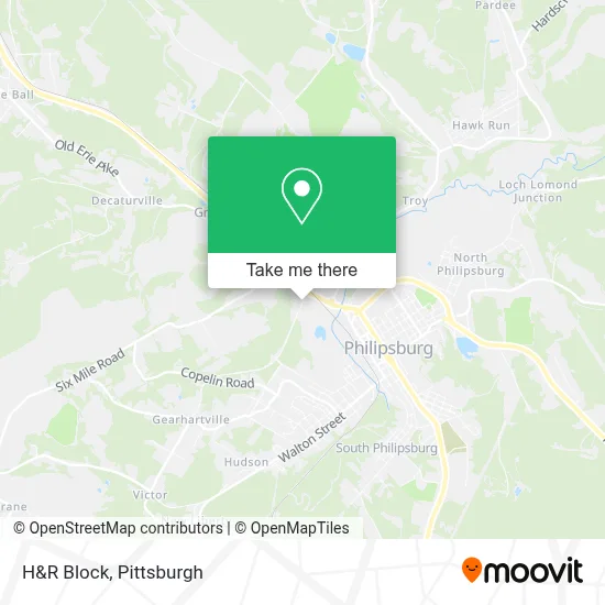 H&R Block map