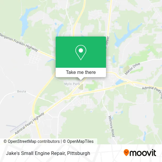 Jake's Small Engine Repair map