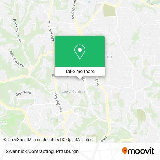 Swannick Contracting map