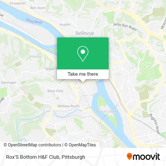 Rox’S Bottom H&F Club map