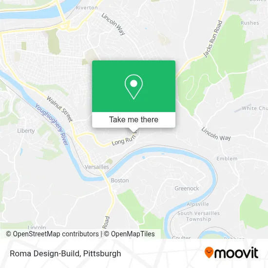 Roma Design-Build map
