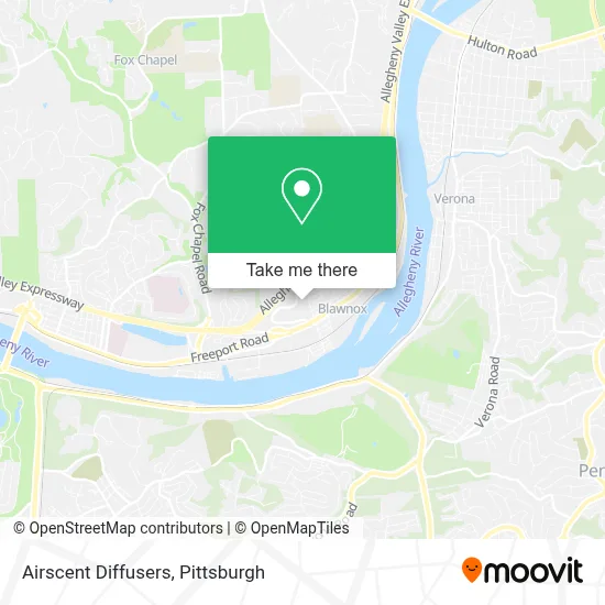 Airscent Diffusers map