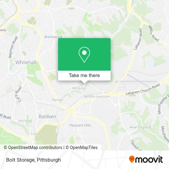 Bolt Storage map