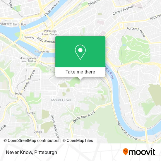 Never Know map