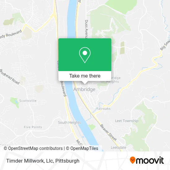 Timder Millwork, Llc map