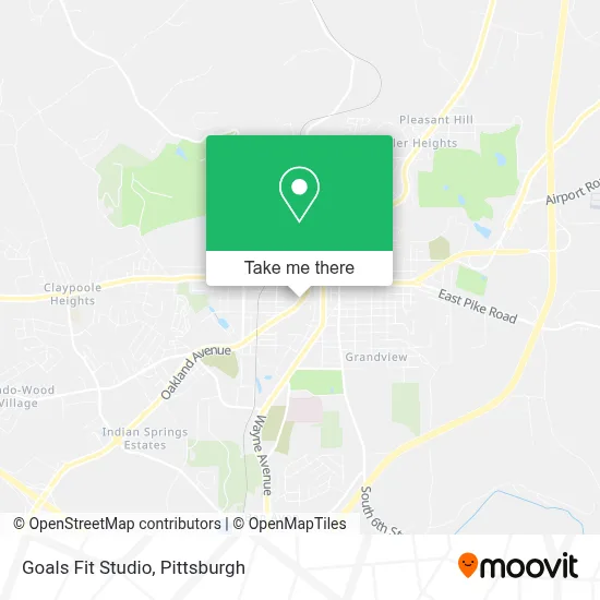 Goals Fit Studio map