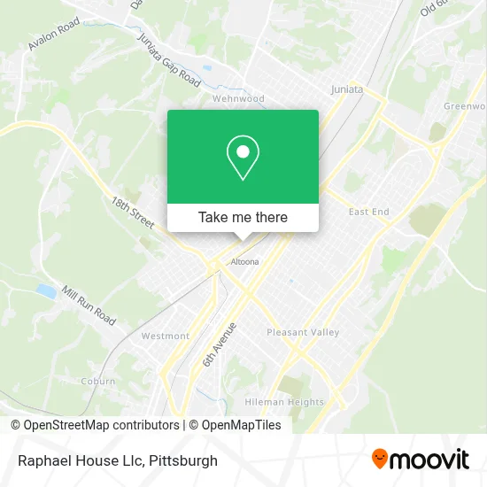 Raphael House Llc map