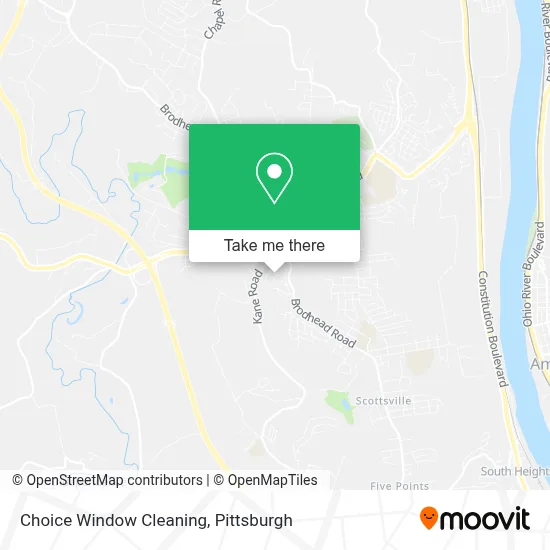 Choice Window Cleaning map