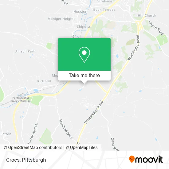 Crocs map