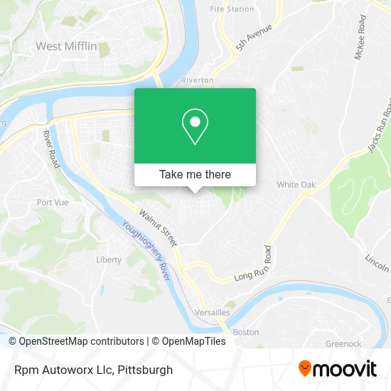 Rpm Autoworx Llc map