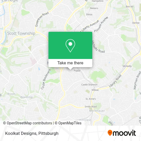 Koolkat Designs map
