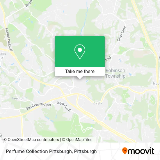 Perfume Collection Pittsburgh map