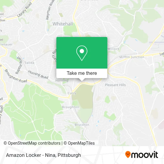 Amazon Locker - Nina map