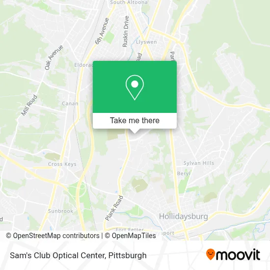 Sam's Club Optical Center map