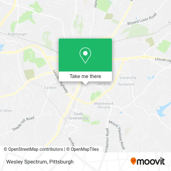 Wesley Spectrum map