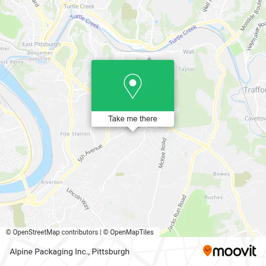 Alpine Packaging Inc. map