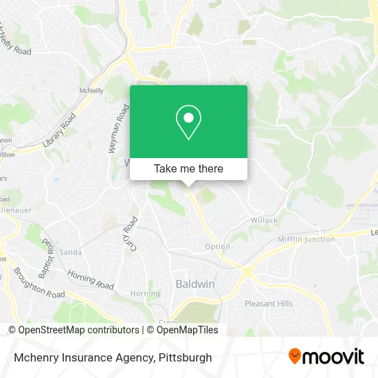 Mchenry Insurance Agency map