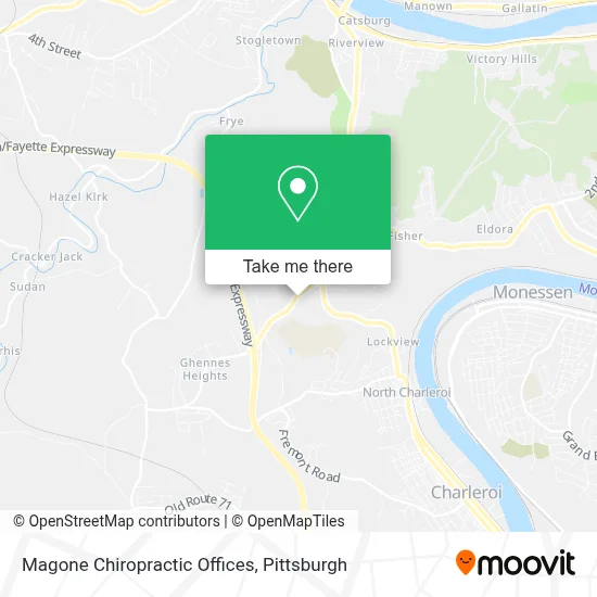 Magone Chiropractic Offices map