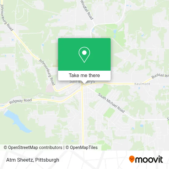 Atm Sheetz map