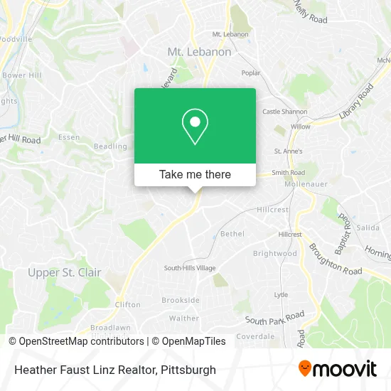 Heather Faust Linz Realtor map