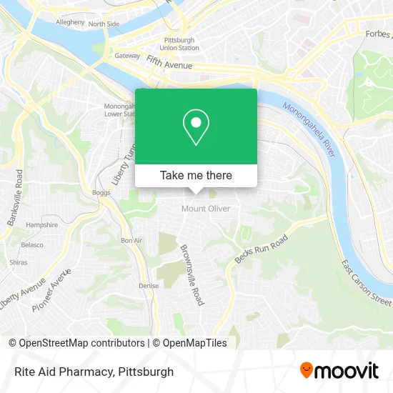 Rite Aid Pharmacy map